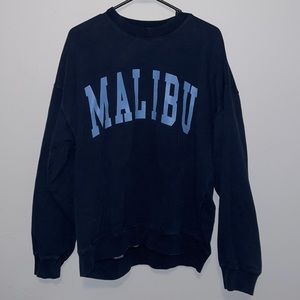 oversized malibu crewneck